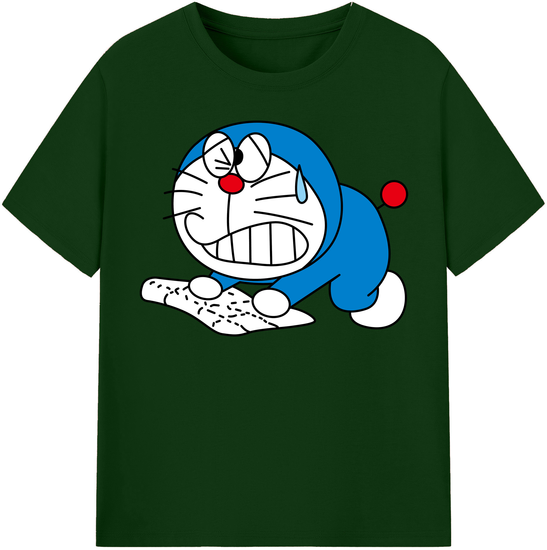 （画像用） ドラえもん Doraemon 綿100％半袖Tシャツ（フロントプリント）